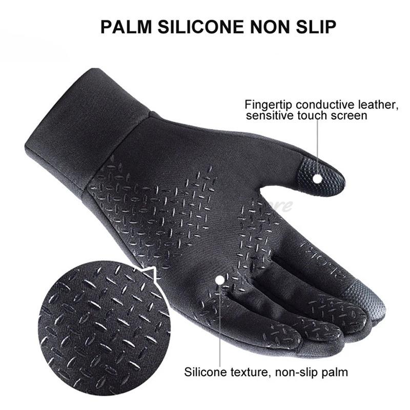 Premium Touch Screen Winter Men Women Thermal Gloves Windproof Waterproof Outdoor Skiing Cycling Running Gloves For Cold Weather