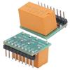 DR21A01 Double‑Pole Double‑Throw Relay Module DPDT DC 5V/12V DR21A01 Relay Module Ultra Small DPDT Relay Module Circuit Control