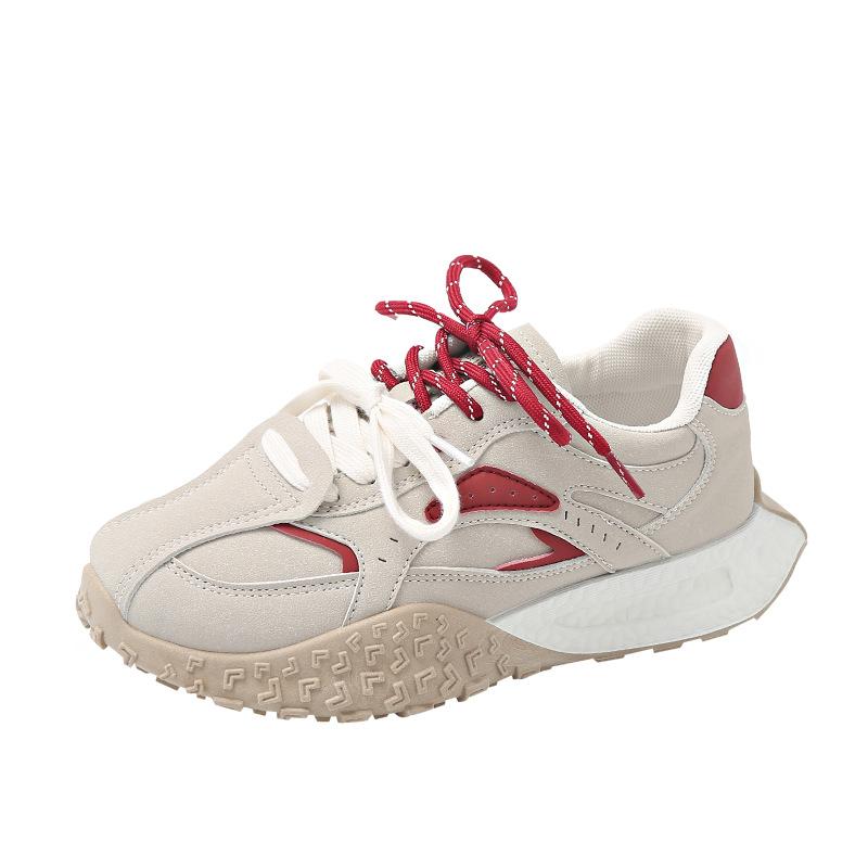 ins Korean version of the new Forrest Gump shoes for women's 2025 autumn student sports running shoes casual shoes platform height increase WS901