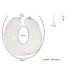 Europäische und amerikanische Mode mehrlagiges übertriebenes Perlen-Halsketten-Ohrring-Set Temperament Pulloverkette Damen Halskette