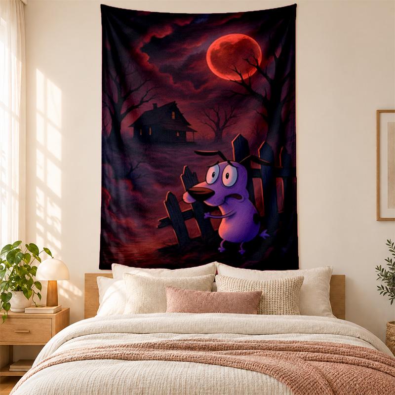 Brave Dog Tapestry highquality for decorating living room bedroom dorm walls ideal as bedroom wallart orholiday gift