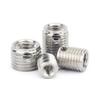 Golden Super Stainless Steel Self-Tapping Thread Insert for M3-M10, Three-Hole Type
