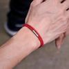 Simple Style Rope Bracelet Unisex Stainless Steel Braslet Lucky Red Braclet Gift For Lovers Fabric Brazalete Pulsera Joias