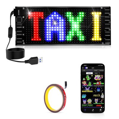 SUBORAWOS Flexible Folding LED Sign Board, Multilingual Display, USB Color Sign, Scrolling Message Board, Bluetooth, App Control, Foldable, Flexible,