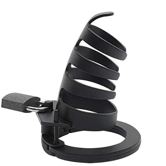 Classic Steel Chastity Lock & Cock Cage-100% Waterproof Customizable Stainless Steel BDSM Device