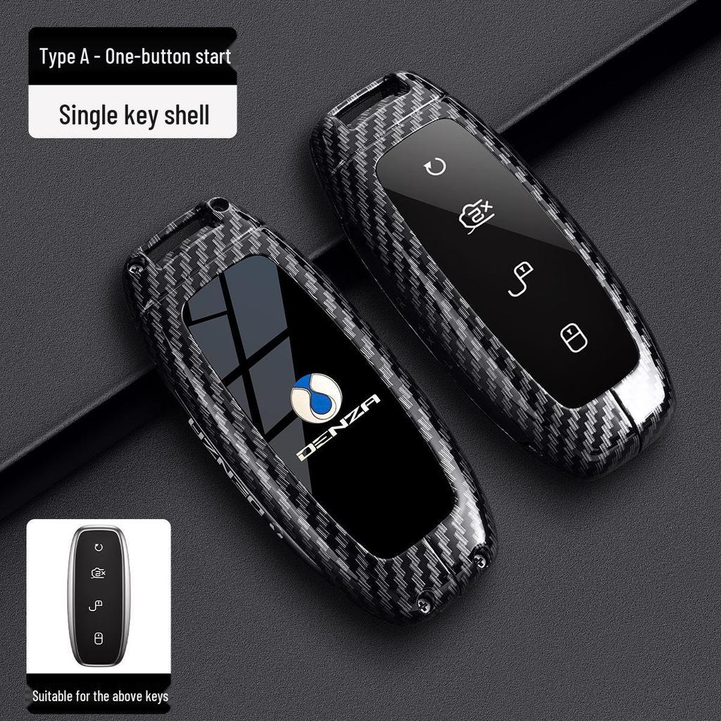 Denza Z9 Key Case 2025 - Carbon Fiber Metal for New Model Z9GT D9/D9 DMI/EV