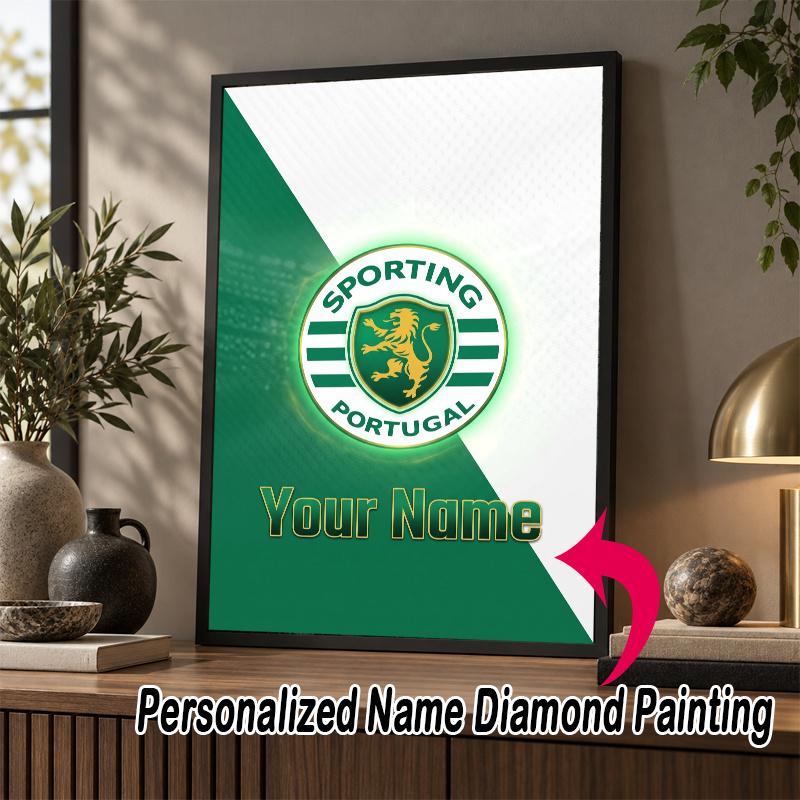 Custom Name Sporting CP 5D Diamond Painting Personalized Full Drill Diamond Art Kit Gift