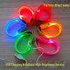 Pulseira Luminous LED Recarregável por USB para Atividades Noturnas