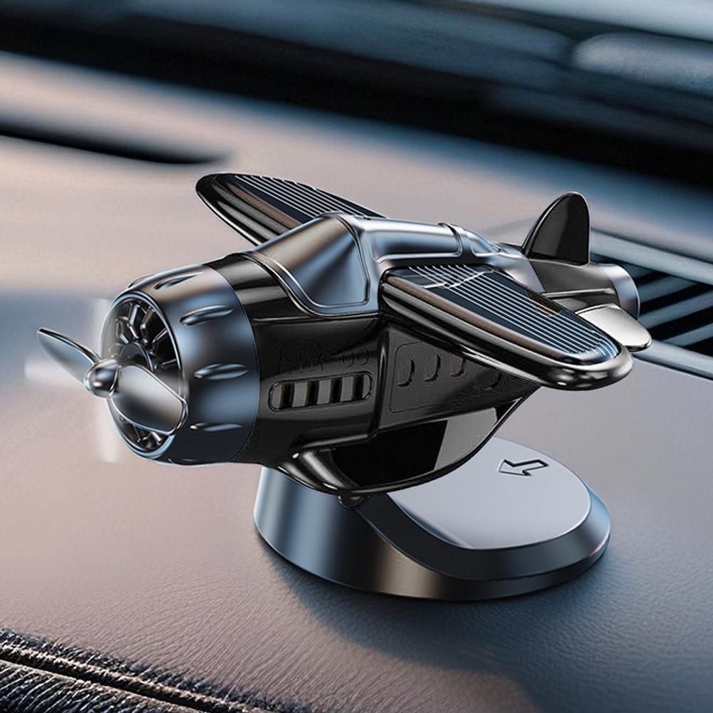 

Солнечные 360 Вращающиеся Автомобильные Авиационные Украшения для Центральной Консоли, Питающиеся от Солнца Авиационные Украшения для Аксессуаров Внутреннего Декора чёрный