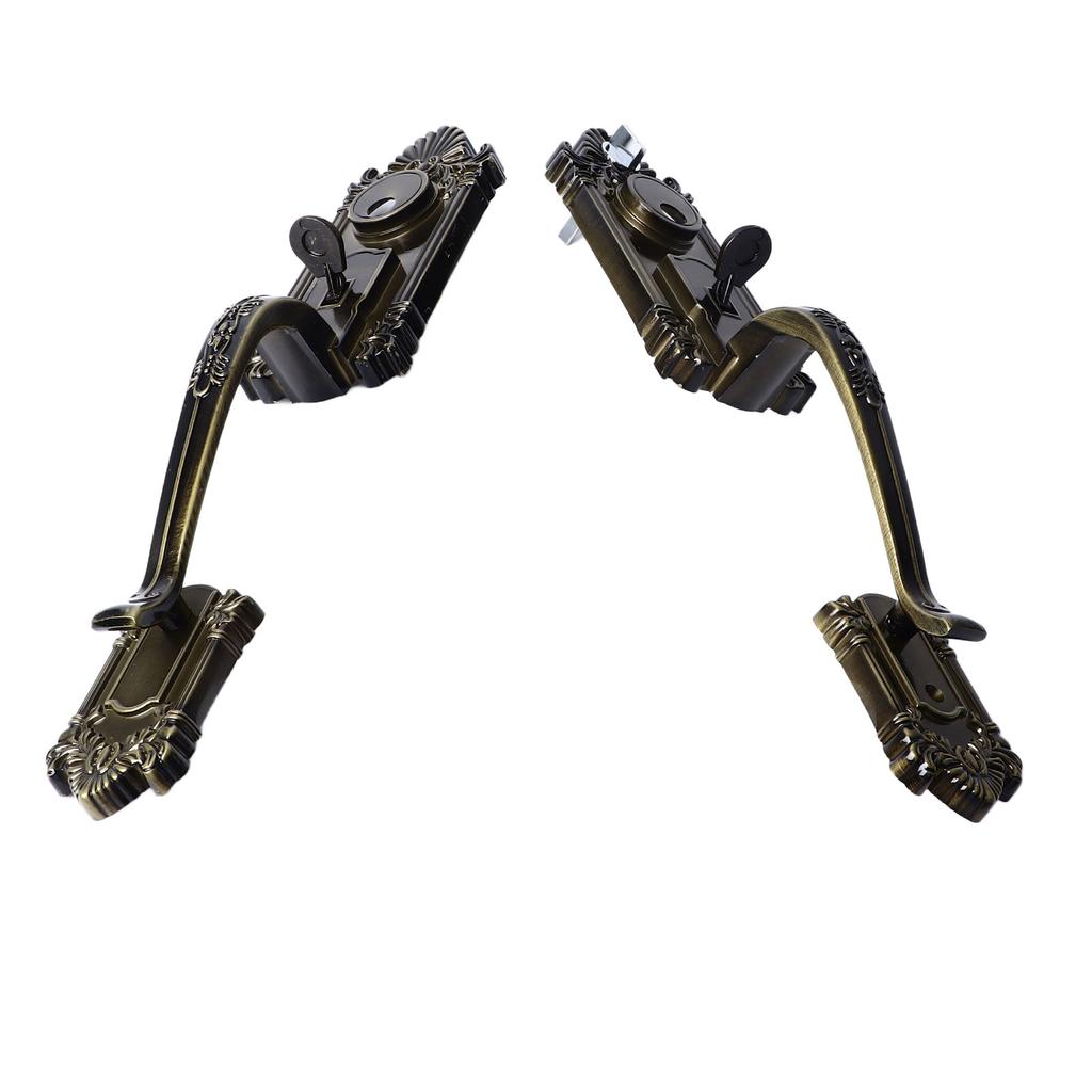 European Style Door Handle European Style Retro Bedroom Living Room Door Handle Lock Bow Shaped