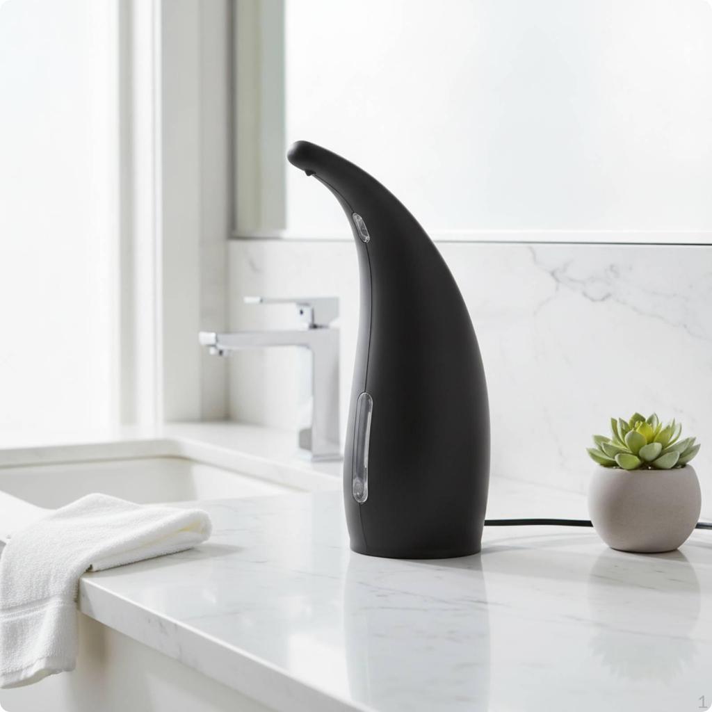 Automatic Soap Dispenser Waterproof Transparent Window Washroom Item Bright