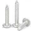 304 Stainless Steel PWA Cross Round Head Self-Tapping Screw with Gasket, Pan Head, Meson, M2/M3/M4