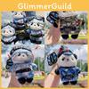 Army Navy Panda Plush Keyring Embroidered Details Enthusiasts Animal