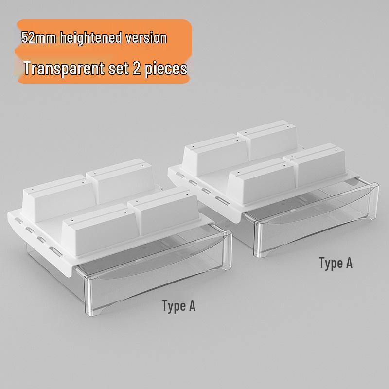 Adjustable Under-Desk Drawer: No Nails, No Drilling, Invisible Storage for Home or Office