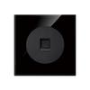 2022 New Black Glass Panel USB Wall Socket EU, Push Wall Switch with LED Indicator Light, UK 13A Wall Socket Switches