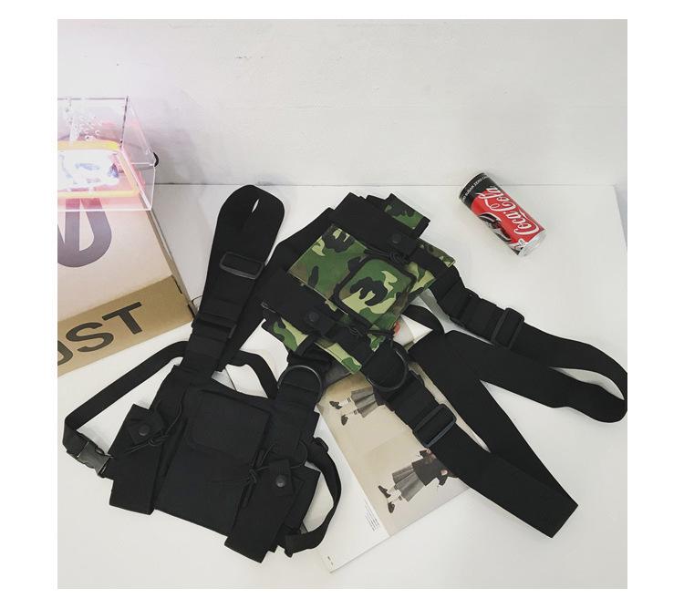 Unisex Chest Bag Vest: Tactical, Hip Hop, Cool Waist Backpack