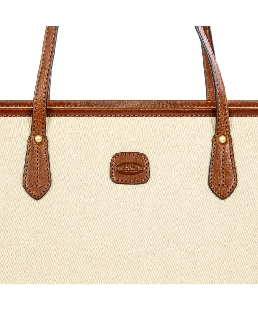 Brics Volterra Trama Shopping Bag Cappuccino (Br-Boe05963.493)