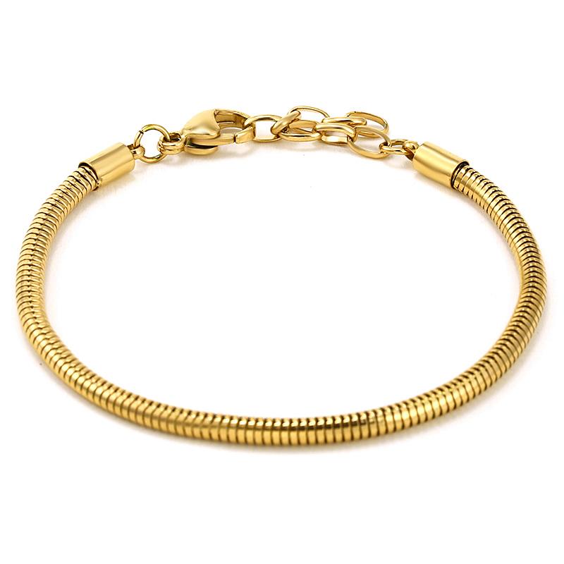 

High Quality Snake Bone Basic Chain Charm Bracelet Fit DIY Bead Bracelets For Women Girl Jewelry Making 21cm