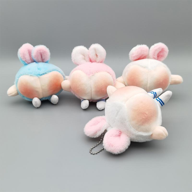 Plush Bunny Toys Decoration Cartoon Animal Toy Gifts Bag Charm Pendant Keychain