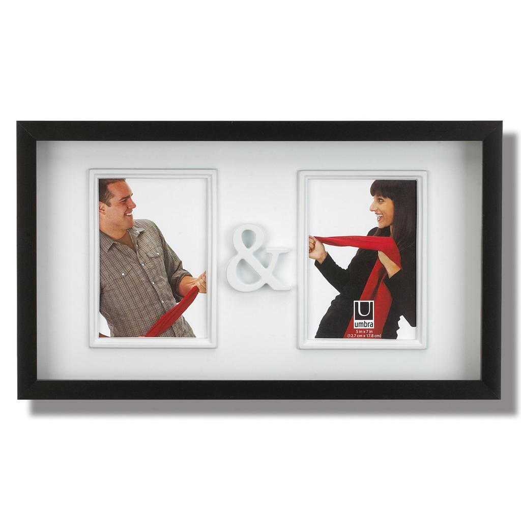 Umbra FRAME Photo Frame Frame X Black 2316150040 YOU&ME Wall-Mounted (YOU&ME (5x7) 2)