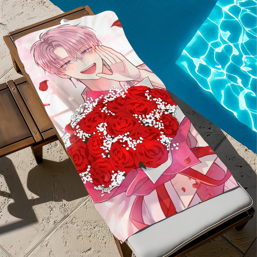 Anime T-tamon-kun cute I-lma Dotchi Towel Beach Quick Dry Soft Pool Towels Gift for Travel Gym Shower Camping sports