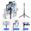 TT01 1.77m Aluminum Alloy Telescopic Long Rod 69" All-in-one Auto Pop-up Tripod Selfie Stick with Remote Control for Phone