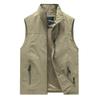 Summer Men Outdoor Mesh Thin Waistcoats Climbing Sleeveless Jackets Men Multi-pockets Fishing Photography Breathable Vests