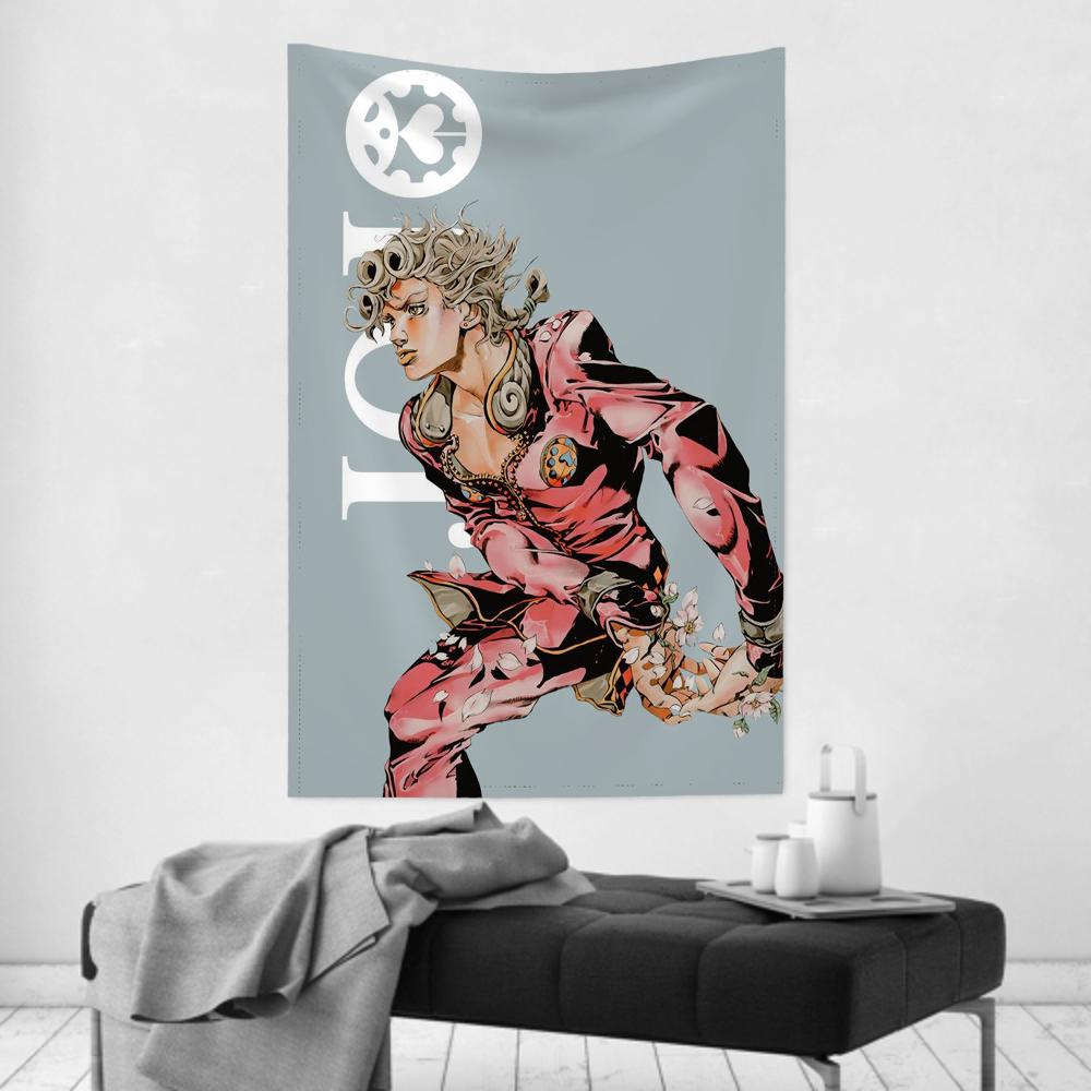 Anime JP Comics JJojo Tapestry Room Decor Wall Cloth Party Hanging Background Room Decor Baby Room
