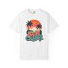 Sun Chaser T-T-Shirt Retro Palm Tree Sunset Summer Tee
