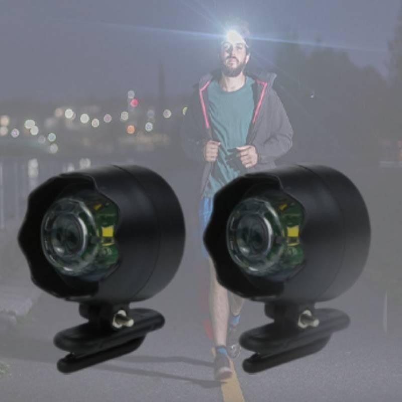 Shoe Led Light White And Black Plastic Material Outdoor Sports Tools Lighting