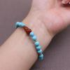 Turquoise Agate Gourd Exquisite High-End Vintage Beaded Bracelet - Light Luxury Clothing Accessory