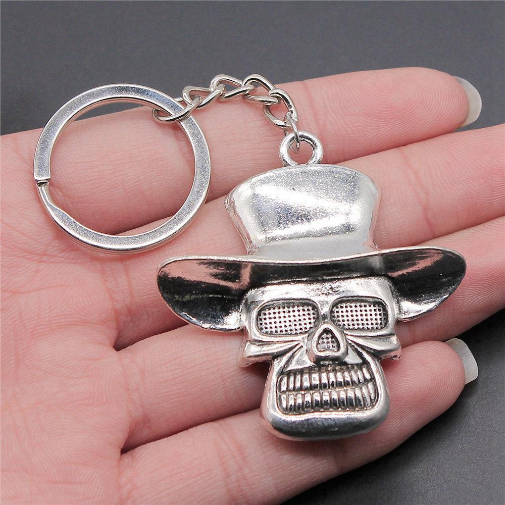 Porte-clés Gothique Biker Aigle Crâne Ailes pour Étudiants Nouvelle Arrivée Statement Cadeau d'Anniversaire Accessoire de Voyage Doux