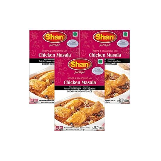 

Shan Chicken Masala, 50 г, 3 упаковки