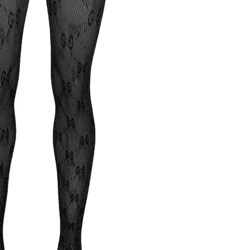 Gucci Gg Monogram Knit Tights Women's 691619-3GAHR-1081