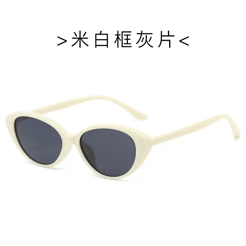 Tennai TR cat eye color-changing sunglasses women's ultra-light retro versatile street sunglasses men