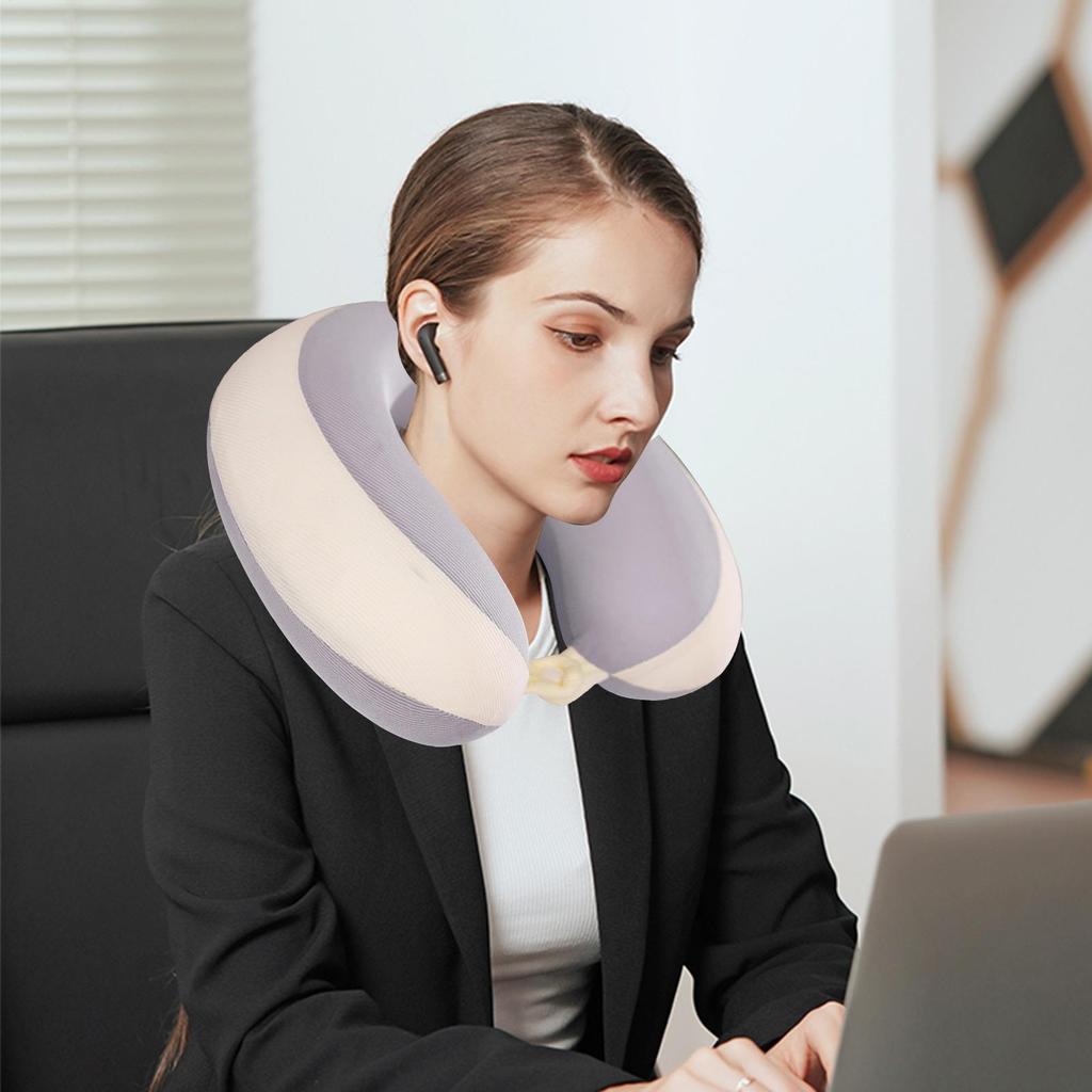 Poduszka podróżna na szyję w kształcie litery U do podróży Ergonomiczna poduszka Podparcie głowy Oddychający design na gorącą pogodę Długa