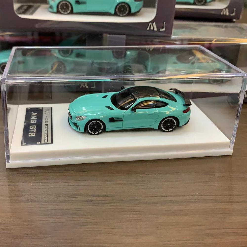 

1/64 Scale Model Car Mercedes Benz GTR Green Alloy Model High Quality And Exquisite Collection Models Desktop Ornament Gift