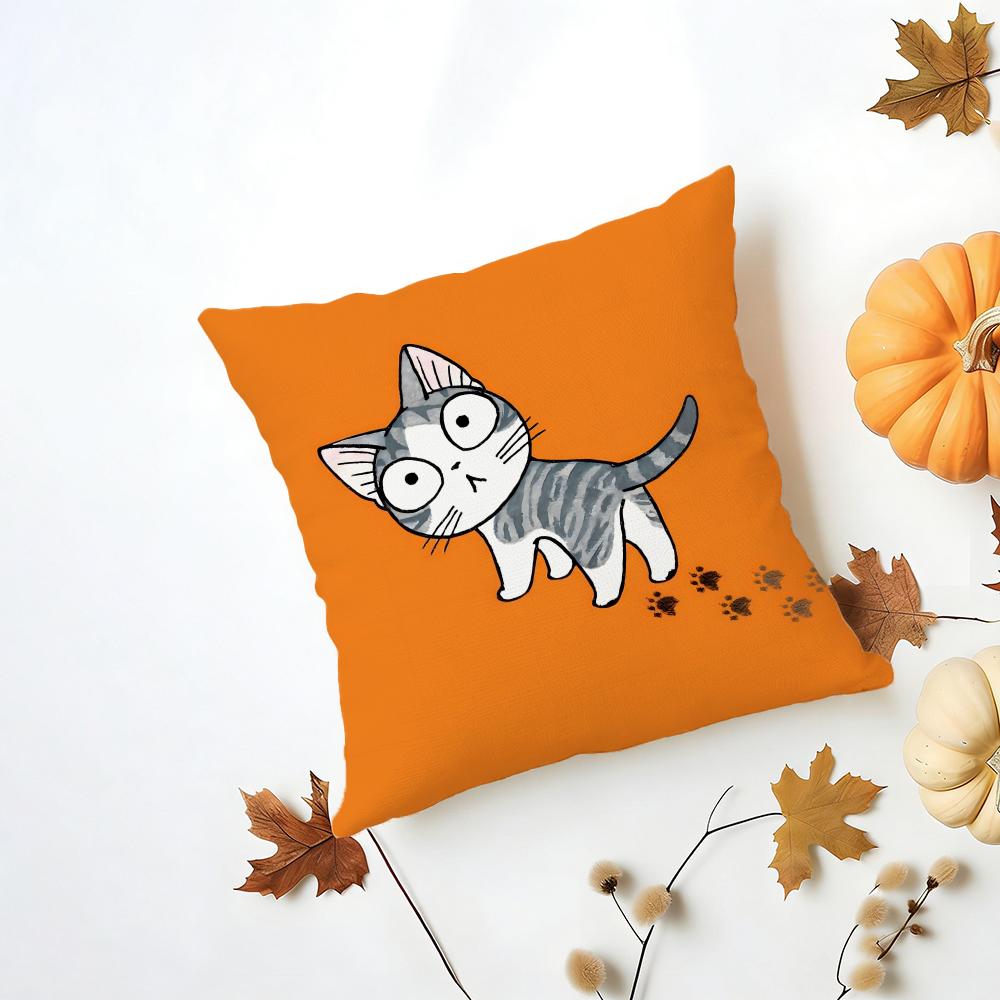 CChis Sweet Home Cushion Cover Iceland Washable Linen Soft for Daily Sofa Bed Home Room Decor