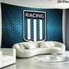Racing Club Wall Tapestry Aesthetic Wall Hanging Printed Fabric Blanket Decorative Tapestries for Bedroom Living Room Home Decor