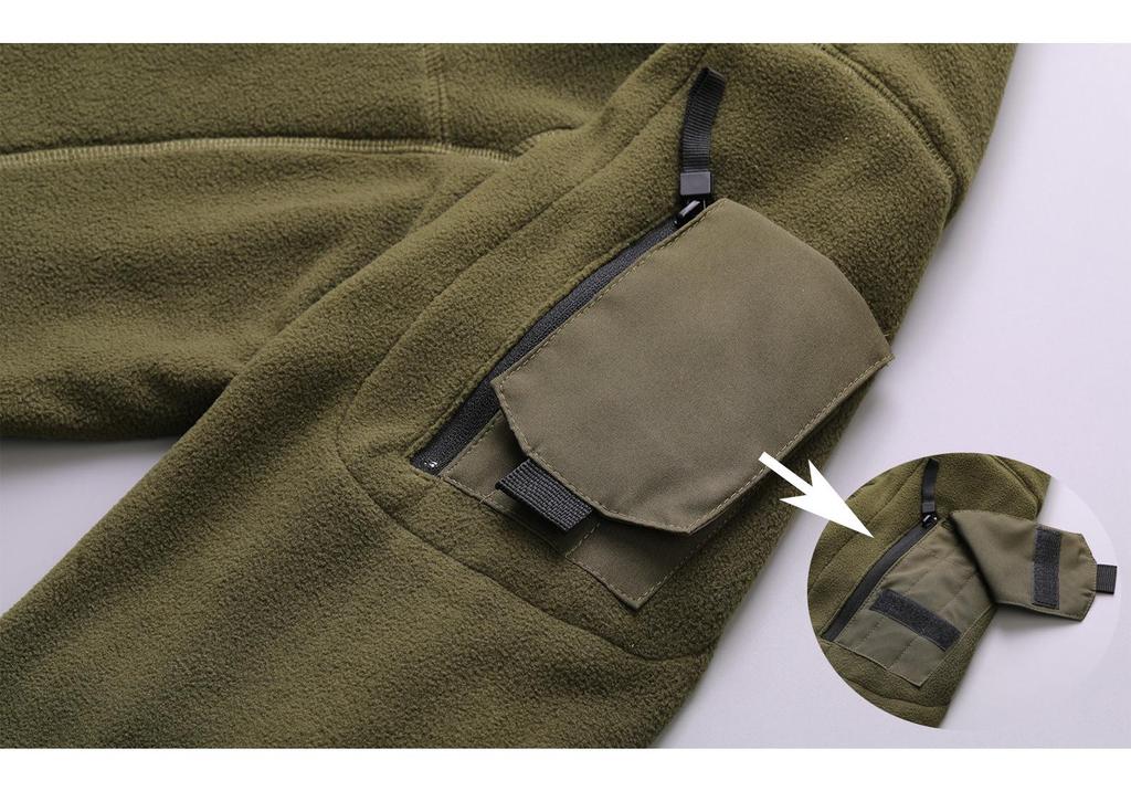2025 Men's Tactical Hooded Fleece Sweatshirt for Fall/Winter