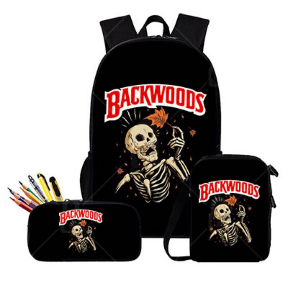 Animations-Schultasche, Grundschultasche, atmungsaktiver wasserdichter Rucksack mit großem Fassungsvermögen, Halloween