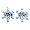 Snowflake Hair Clip Alloy Hairpin with Snowflakes Shape Comfortable Hairpiece for Christmas Party Styling Accesories