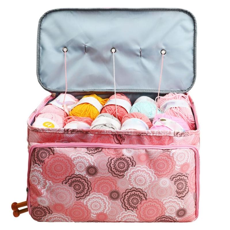 Yarn Holder Yarn Bag Crochet Bag Yarn Storage Organiser for Crochet Hook