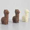 Cute and Creative Cartoon Alpaca Animal Silicone Mold Chocolate Clay Cake Decoration Art Tools Candles Soap Christmas Decoration
