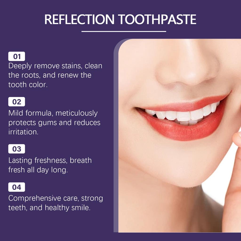 Xylitol Whitening Toothpaste Deep Cleans And Protects Teeth Oral Care Whitening Stain Removal Mint Toothpaste