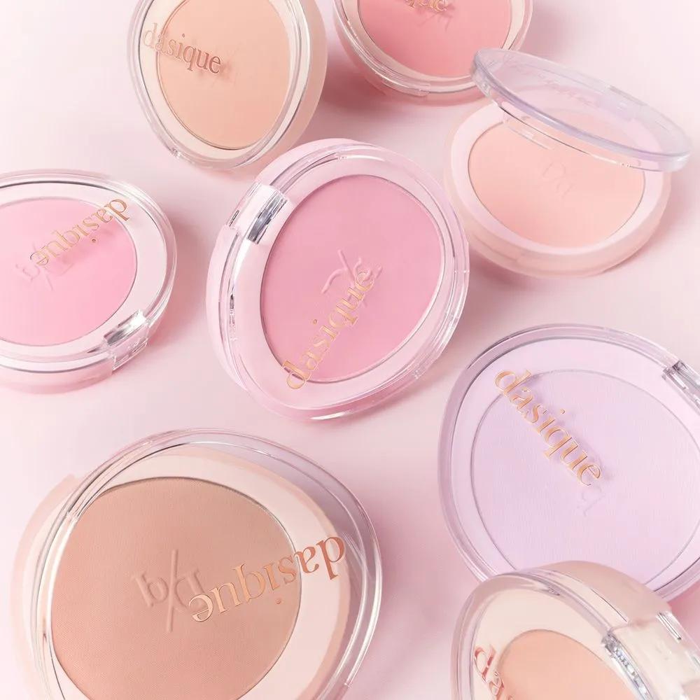 DASIQUE Blush Cheek Warm Tone Cool Tone Makeup Soft Blur 01 Pitch View