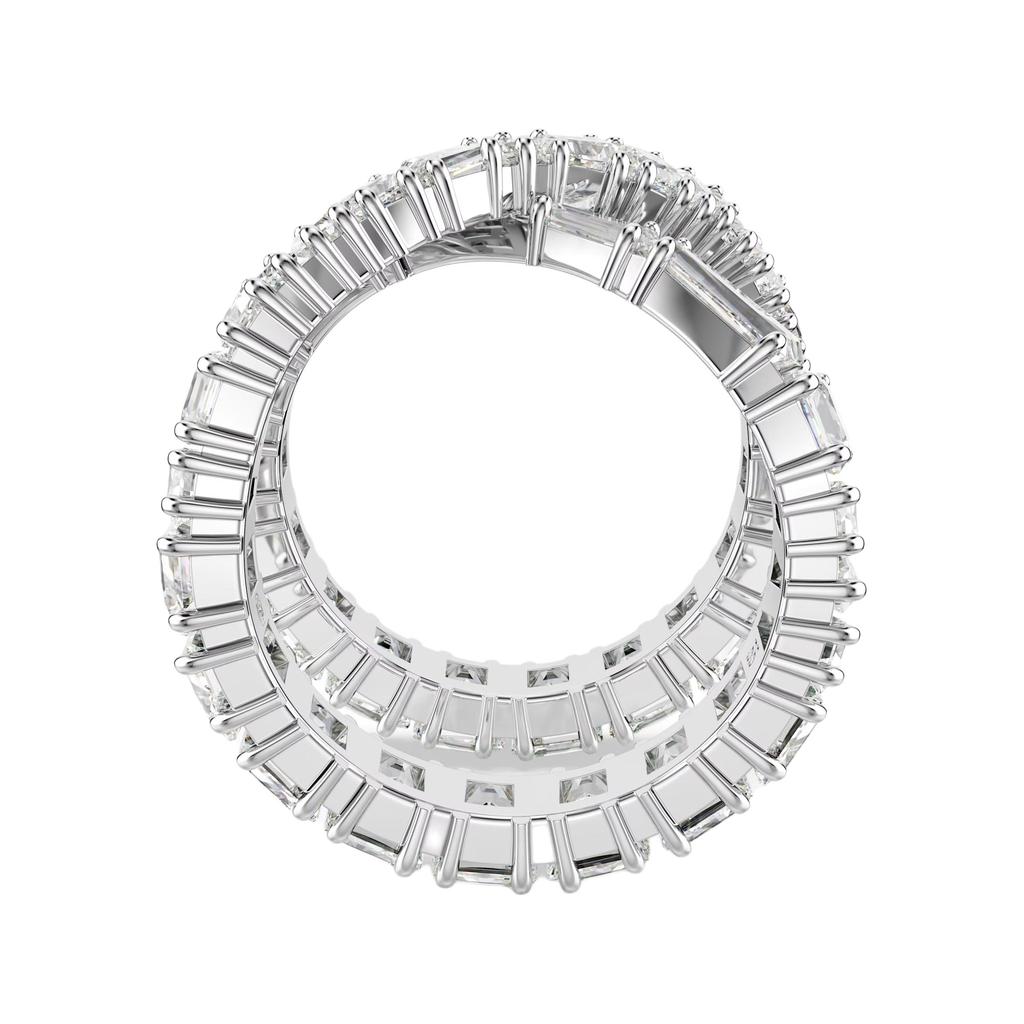 Swarovski Hyperbola Pattern Design Cubic Zirconia Ring Women ring Silver 5677631