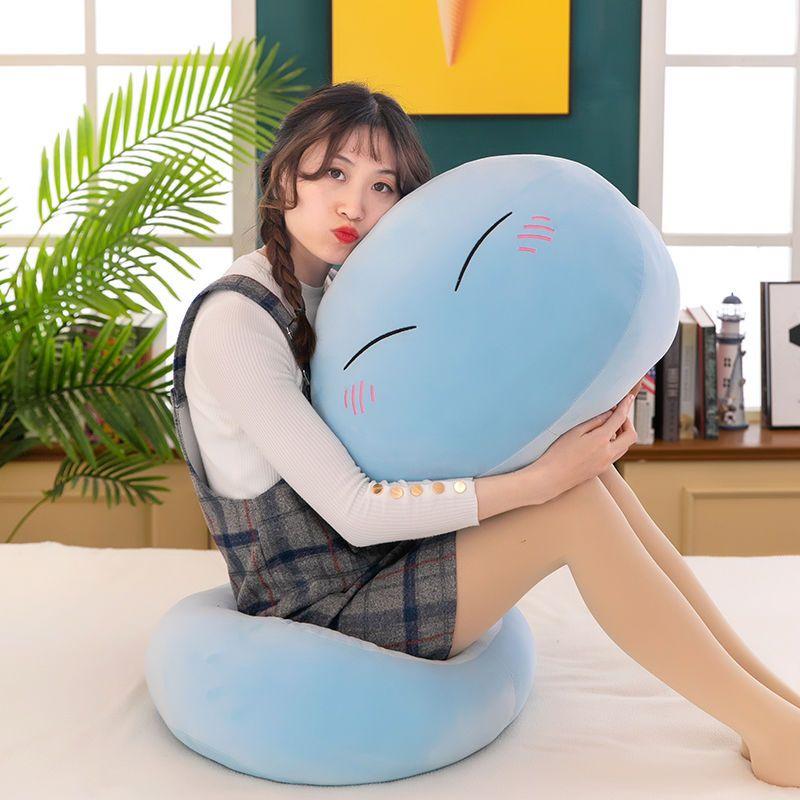 COD Two-Dimensional Slim Ball Plush Toy Pillow Pillow Figurine Doll to Sleep with Cute Birthday Gift Girl's Toy Limlu Dumpling Pillow Pregnant Women