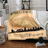 1PC The Lord of the Rings printed blanket, all season lightweight home office outdoor nap multifunctional blanket A10