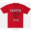 Love Lies Bleeding Red Crater Gym Staff T Shirt A24 Movie Size Small Vintage Unisex Streetwear Top For Everyday Wear